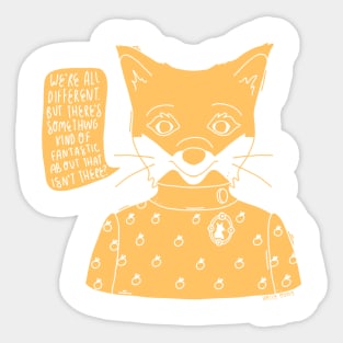 Mrs. Fox Sticker